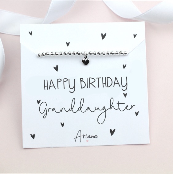 Happy Birthday Granddaughter Bracelet - Ariana Jewellery - Various Choice