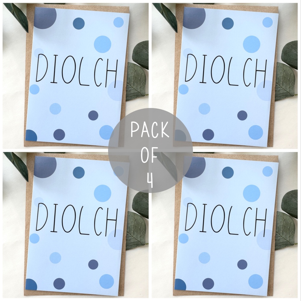 Pecyn Cardiau Diolch | Welsh Thank you Card Pack
