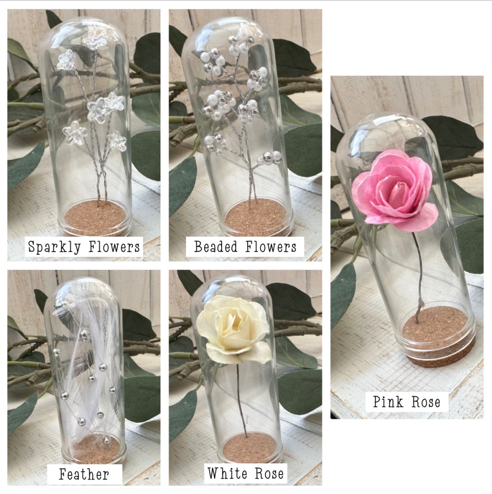 Maid of Honour Flower Dome Earrings - Various Choice