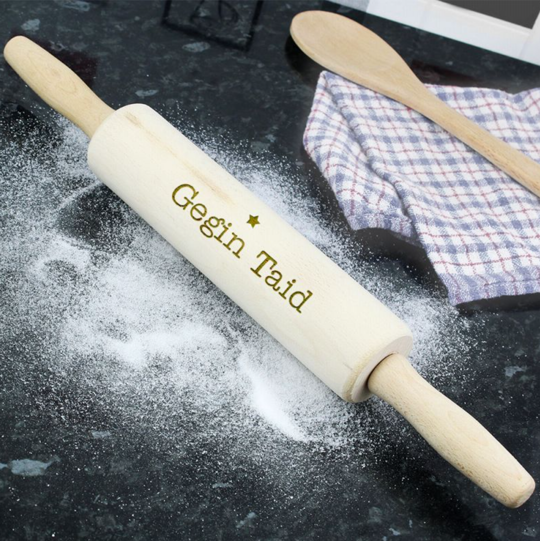 Rholbren Gegin Taid | Welsh Grandad's Kitchen Rollingpin