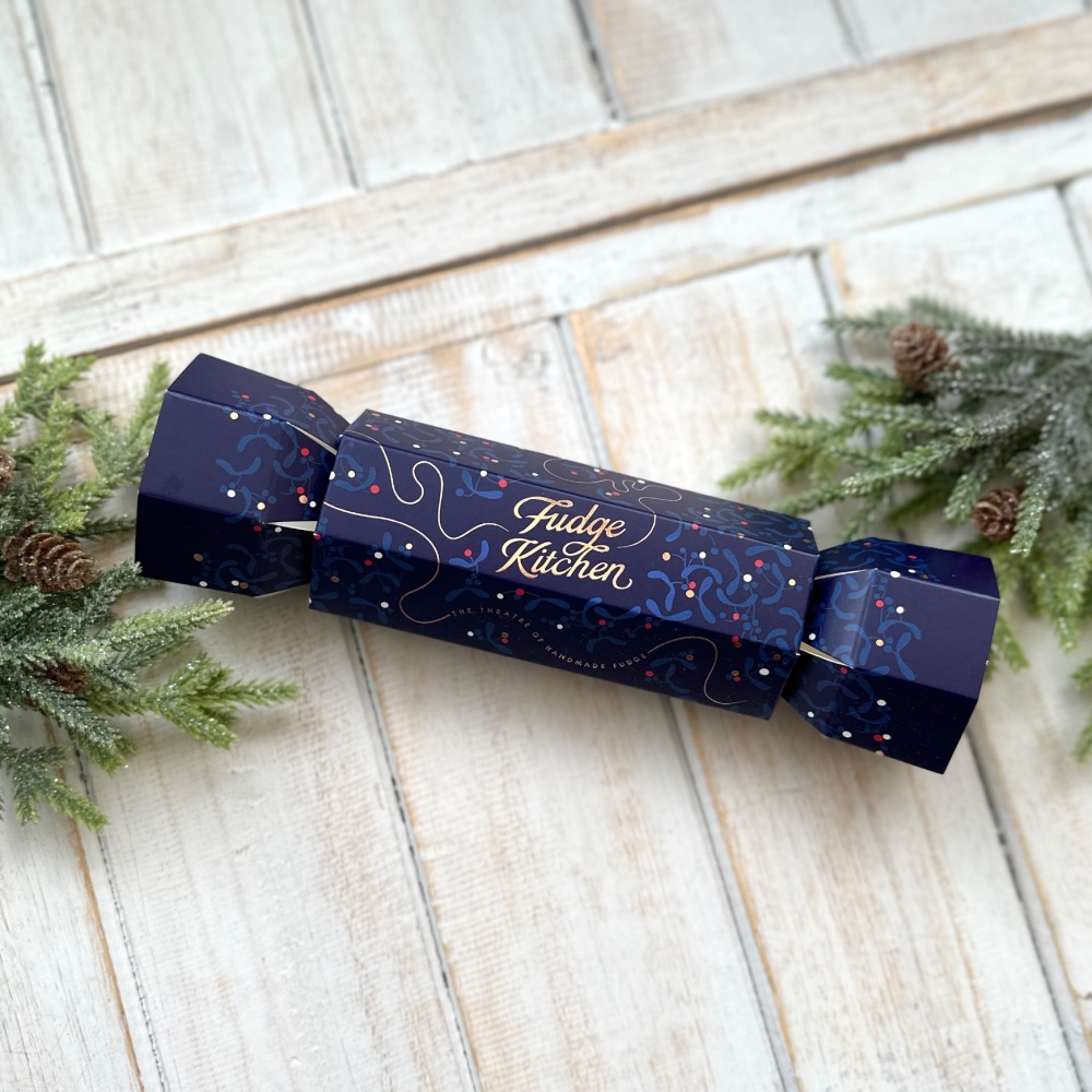 Christmas Festive Smooth Fudge Cracker | Purple