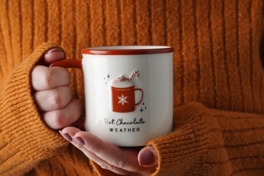Hot Chocolate Weather Luxury Mug