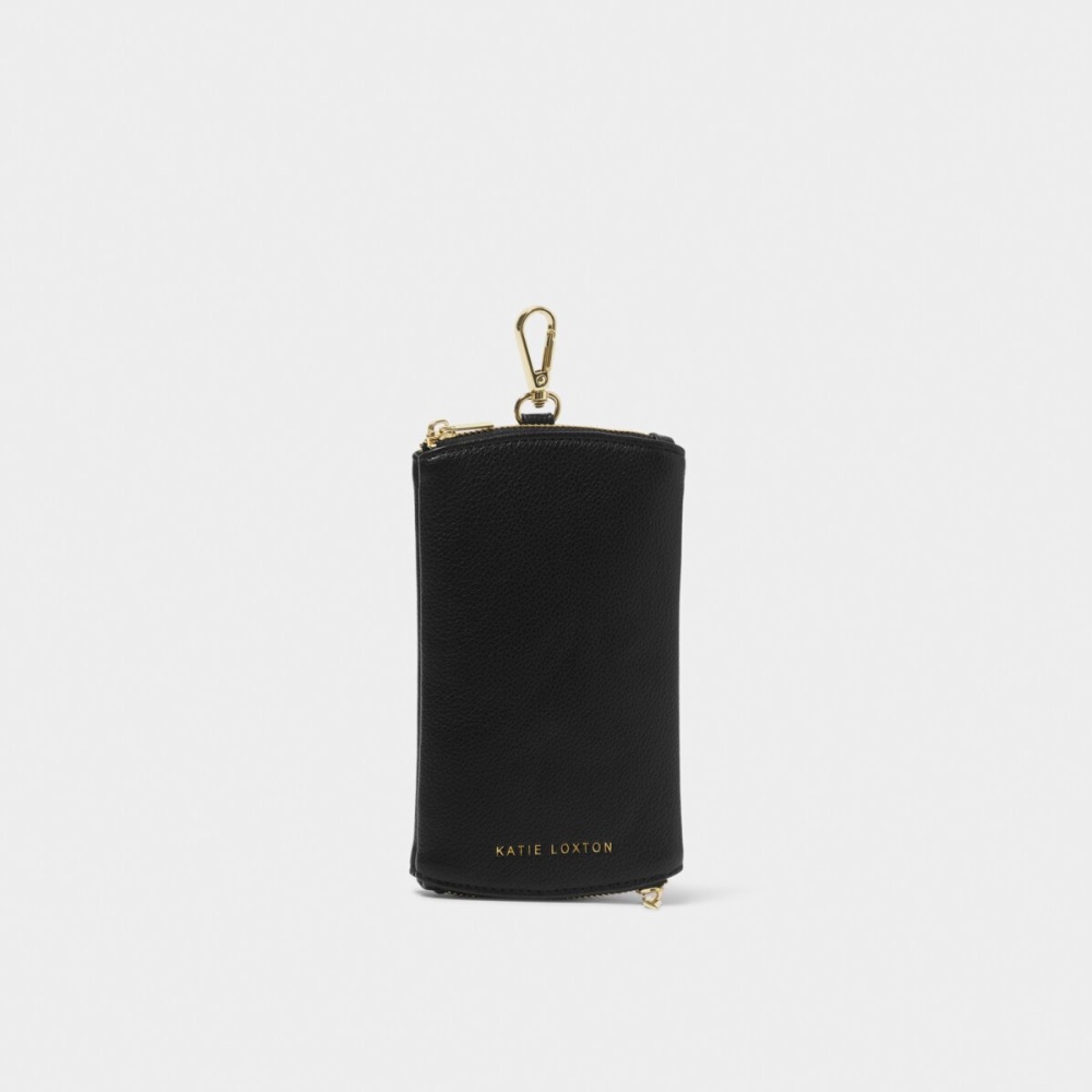 Clip on Sunglasses Case in Black - Katie Loxton