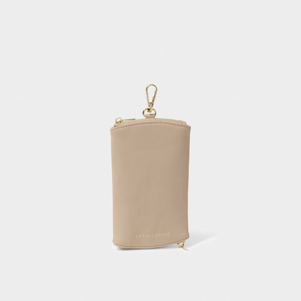 Clip on Sunglasses Case in Taupe - Katie Loxton