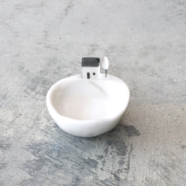 Little Houses Trinket Dish | East of India