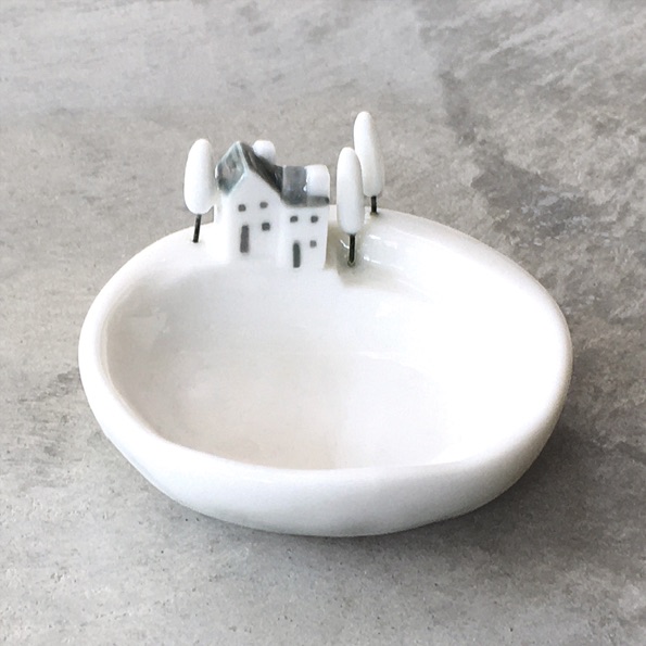 Little Houses Trinket Dish | East of India