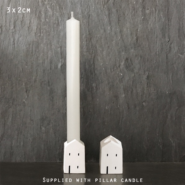 House Ceramic Candle Holder | East of India