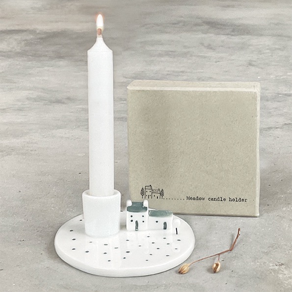 Houses Ceramic Candle Holder | East of India
