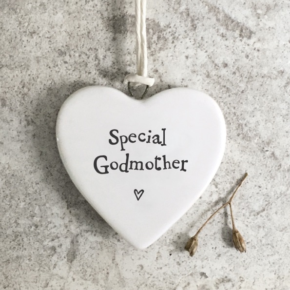 Special Godmother Small Ceramic Heart | East of India