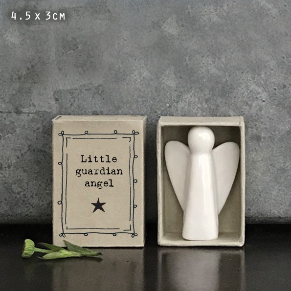 Little Guardian Angel Ceramic Matchbox Token | East of India