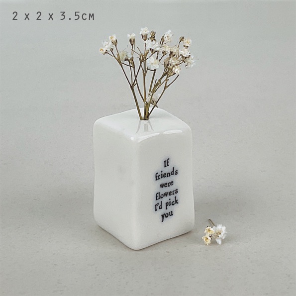 If Friends were Flowers I'd Pick you Ceramic Vase | East of India