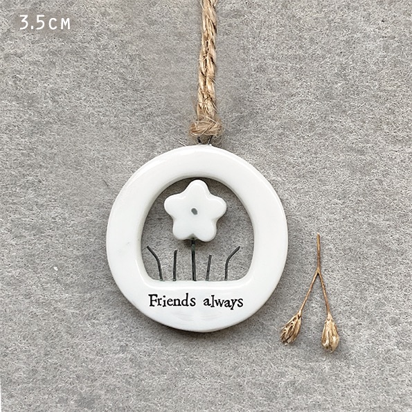 Friends Always Cut Out Ceramic Decoration | East of India