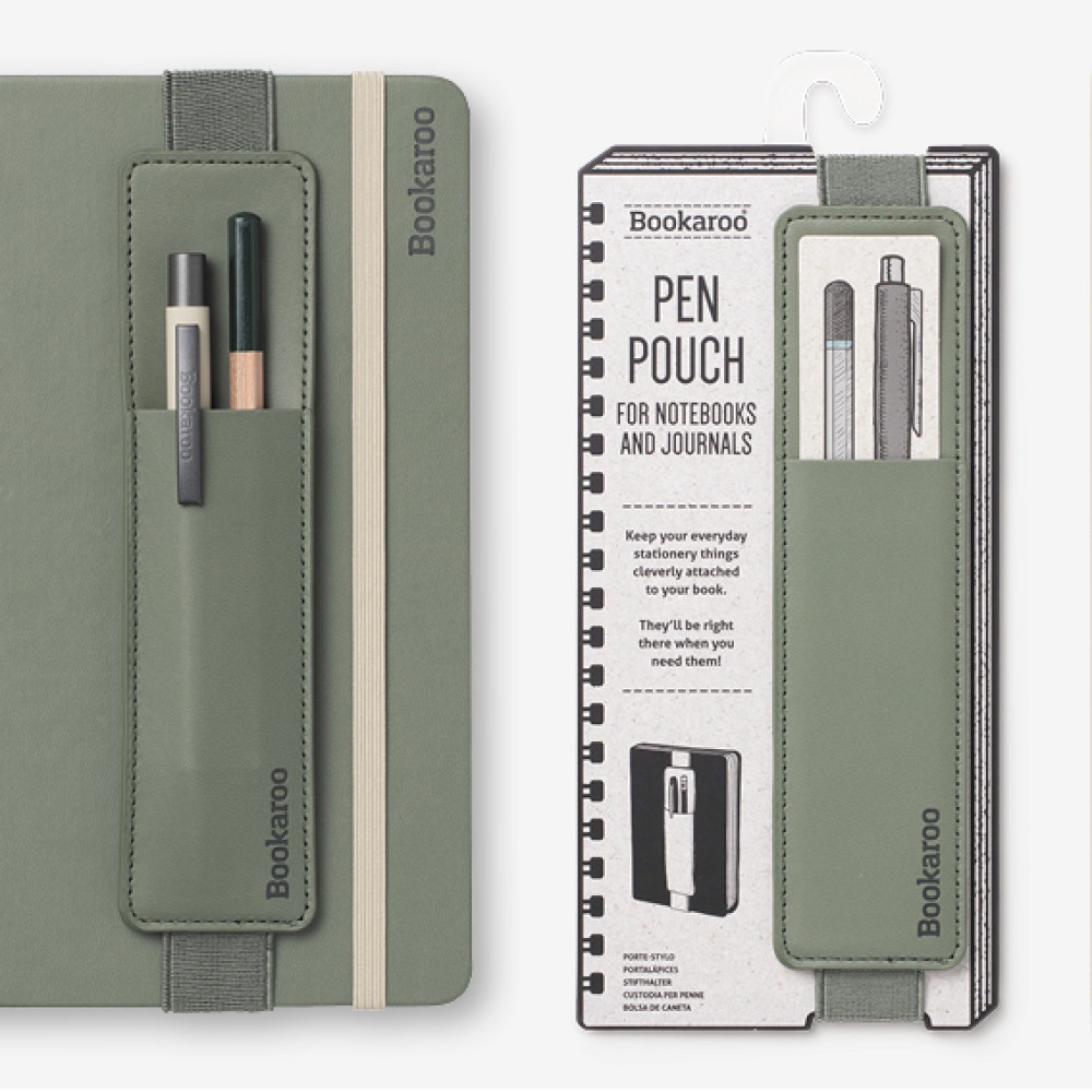 Bookaroo Pen Pouch in Fern