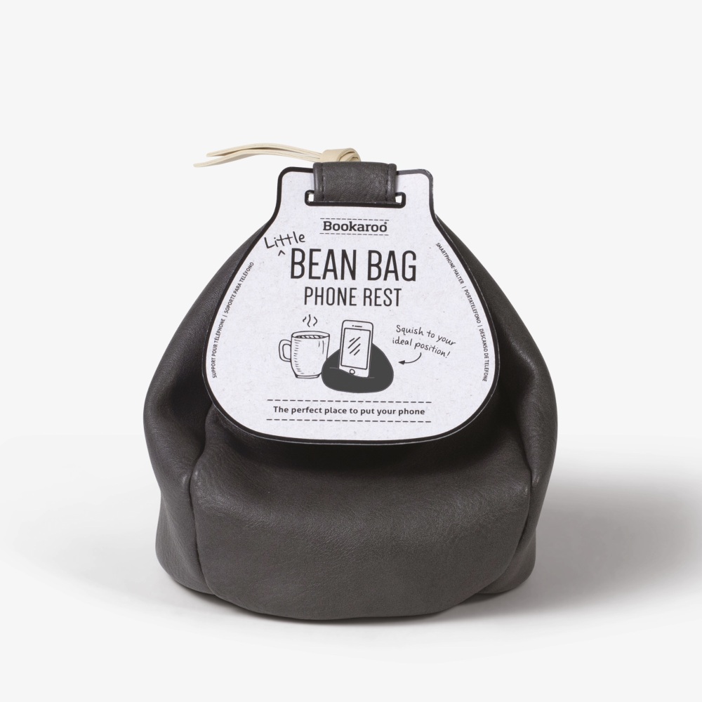 Phone Bean Bag Holder in Charcoal
