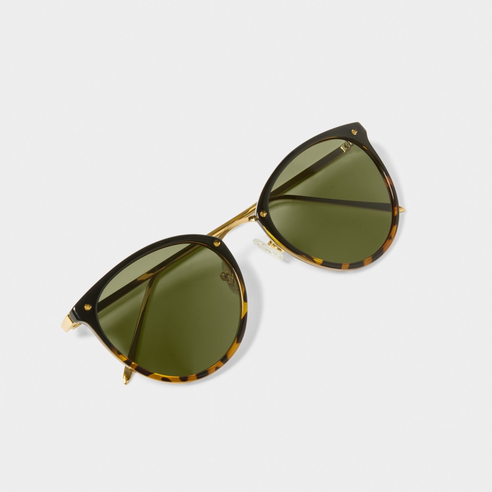 Santorini Black Tortoiseshell Sunglasses - Katie Loxton