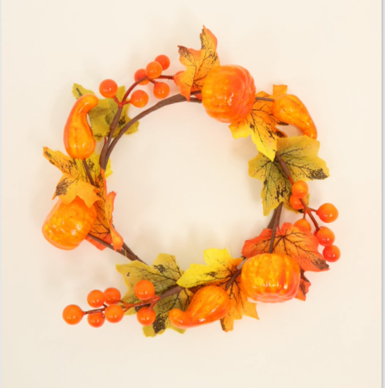 Autumn Pumpkin Wreath