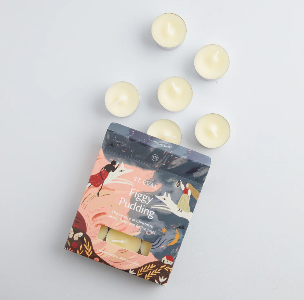 Figgy Pudding Tea Light Candles | St Eval
