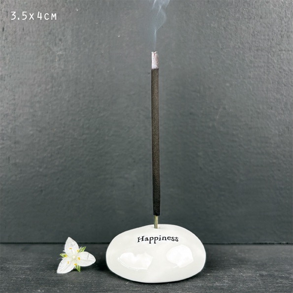 Happiness Pebble Incense Holder | East of India