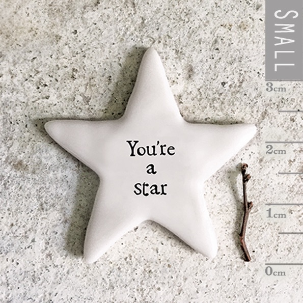 You're a Star Ceramic Heart Token | East of India