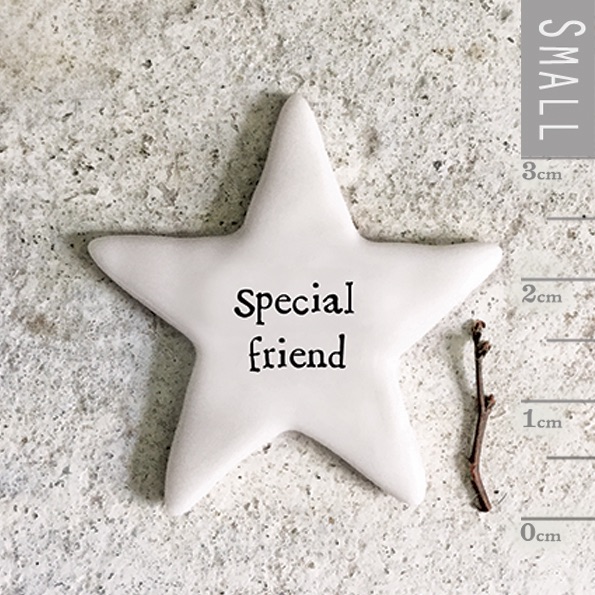 Special Friend Ceramic Heart Token | East of India