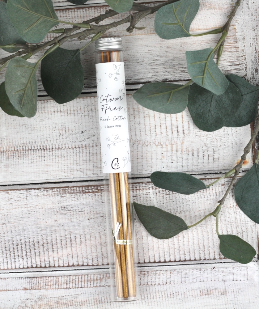Fresh Cotton Incense | Arogldarth Cotwm Ffres | CeFfi