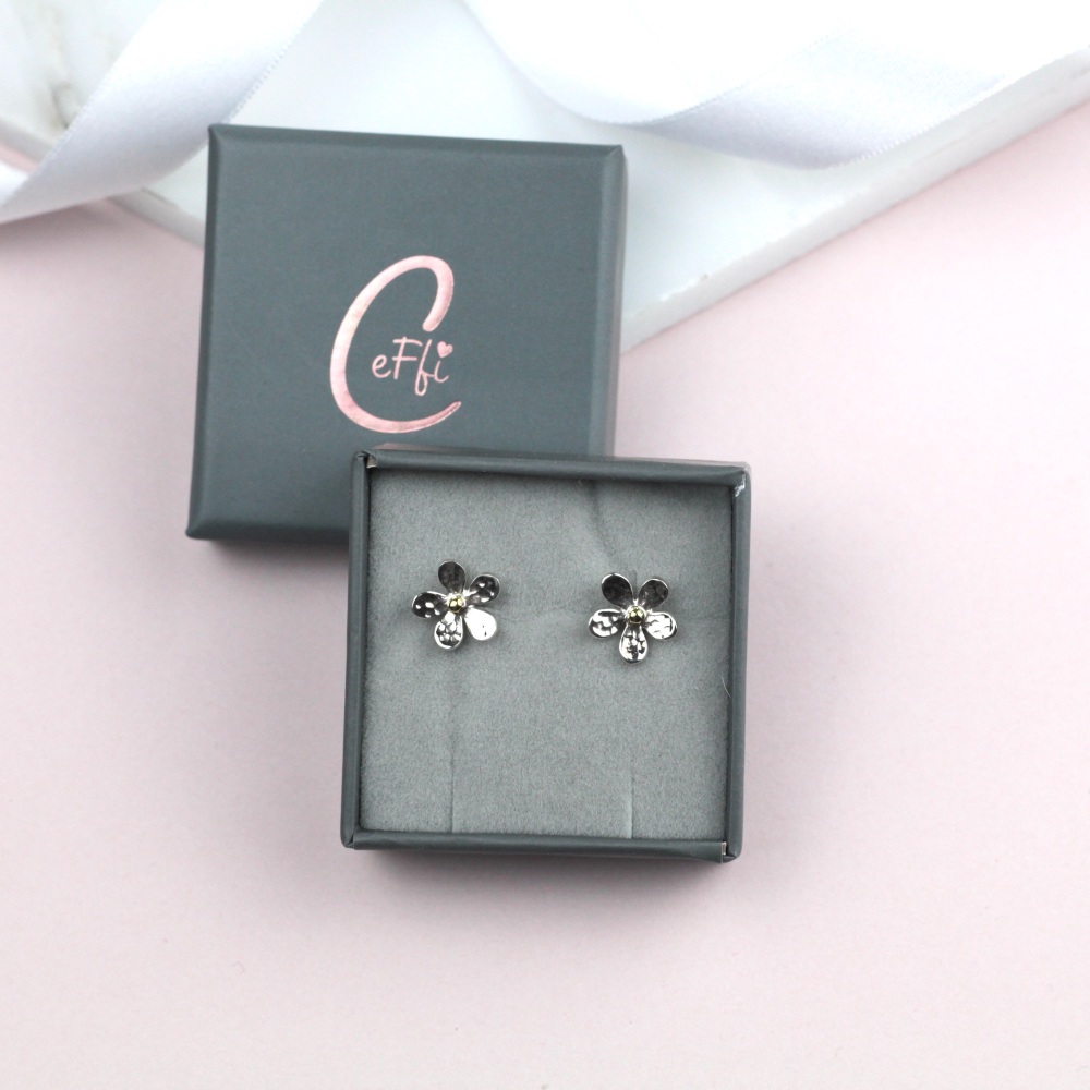 Daisy Sterling Silver 925 Earrings