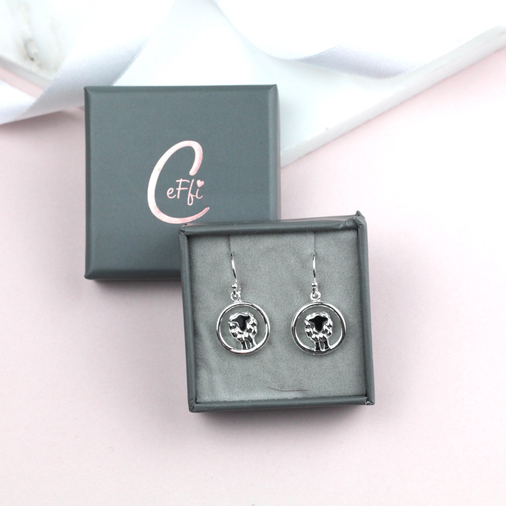 Sheep Sterling Silver 925 Earrings