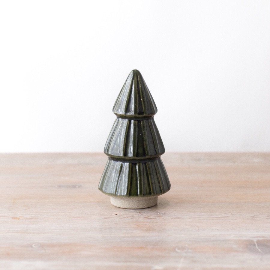 Ceramic Green Tree Decoration