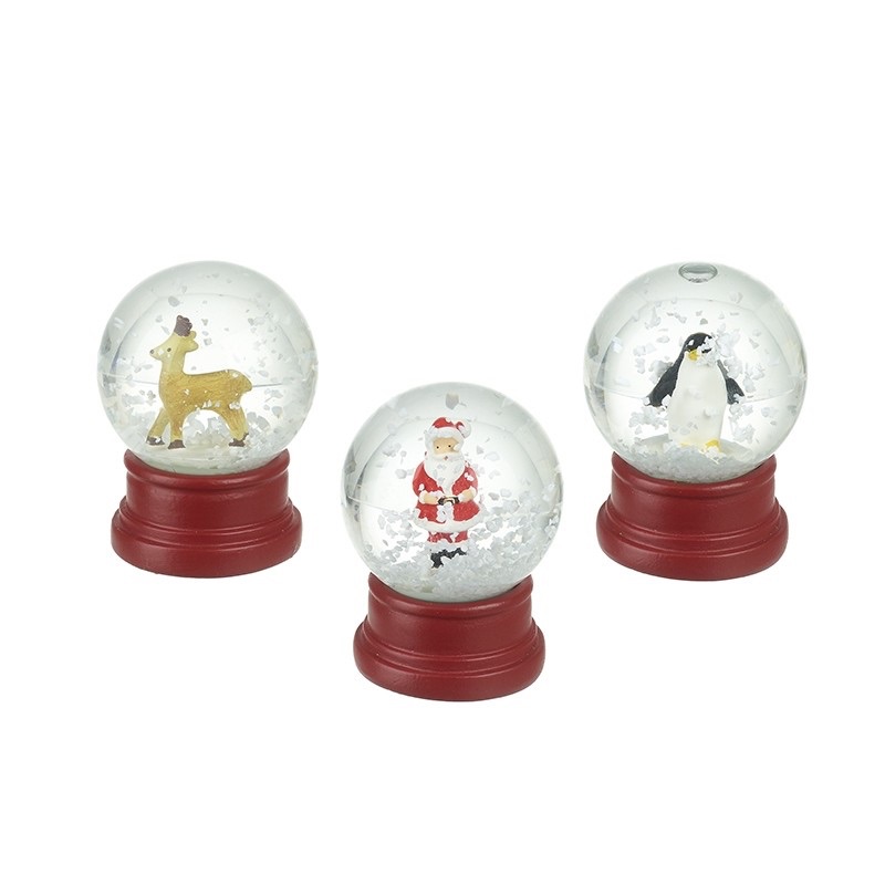 Mini Classic Red Snowglobes