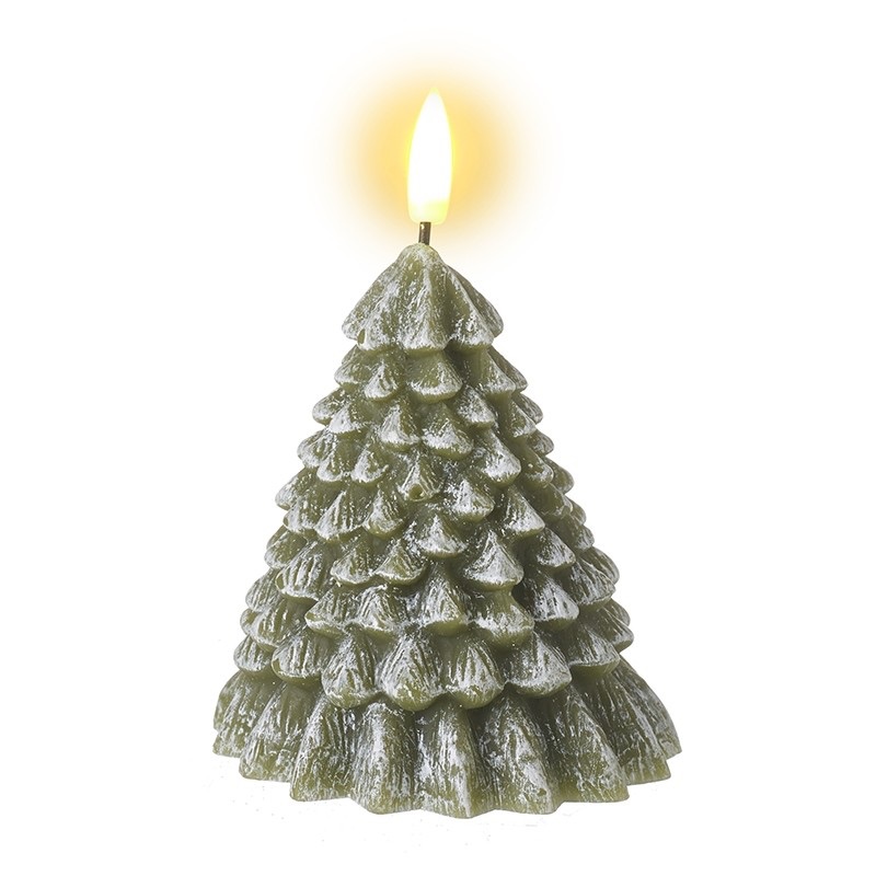 Green LED Candle Tree Decoration