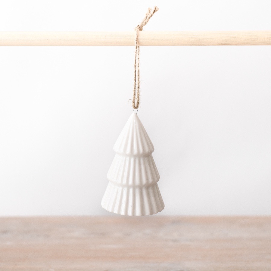 White Tree Ceramic Hanging Decoration