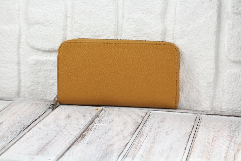 Mustard Leather Purse