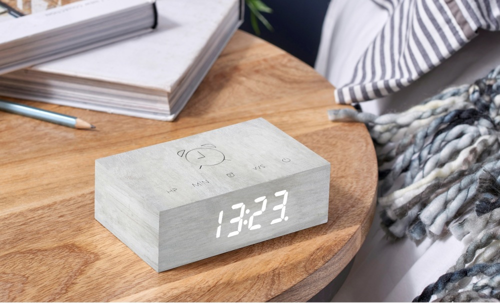 Flip Click Clock White Birch | Gingko