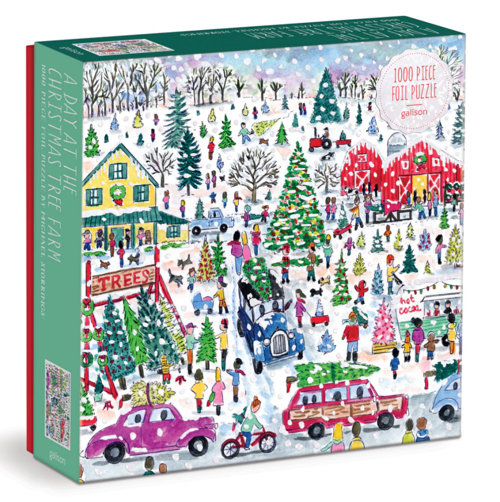 Galison Christmas Tree Farm 1000 Piece Jigsaw