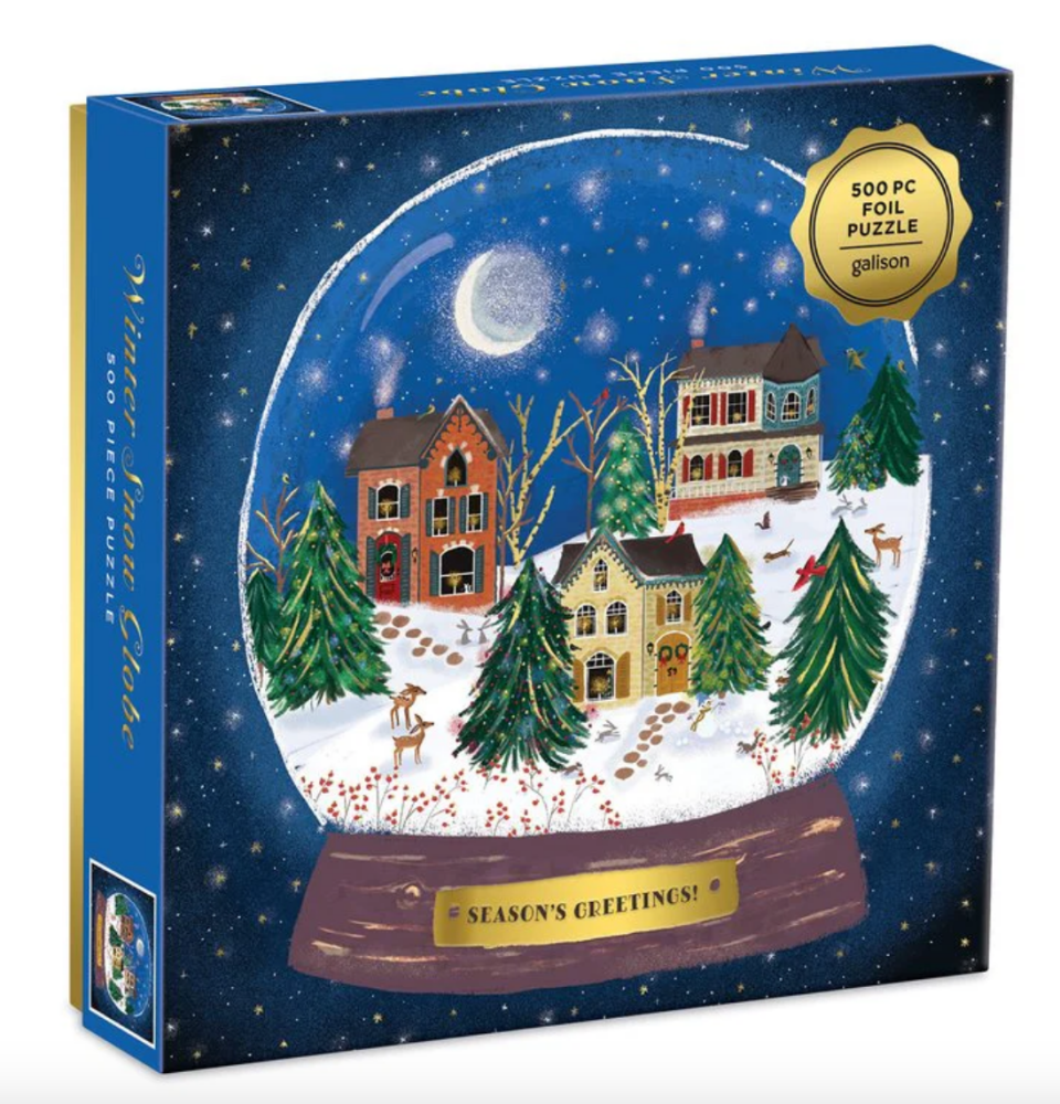Galison Winter Snowglobe 500 Piece Jigsaw