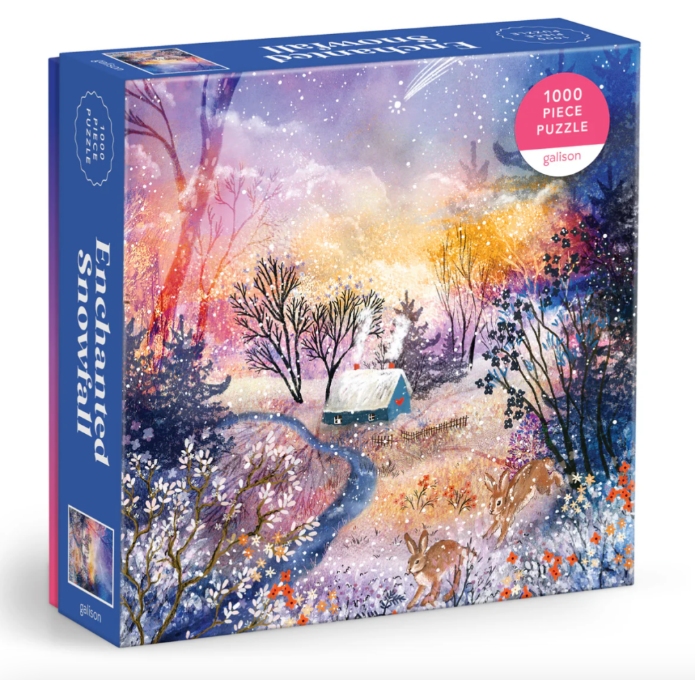 Galison Enchanted Snowfall 1000 Piece Jigsaw
