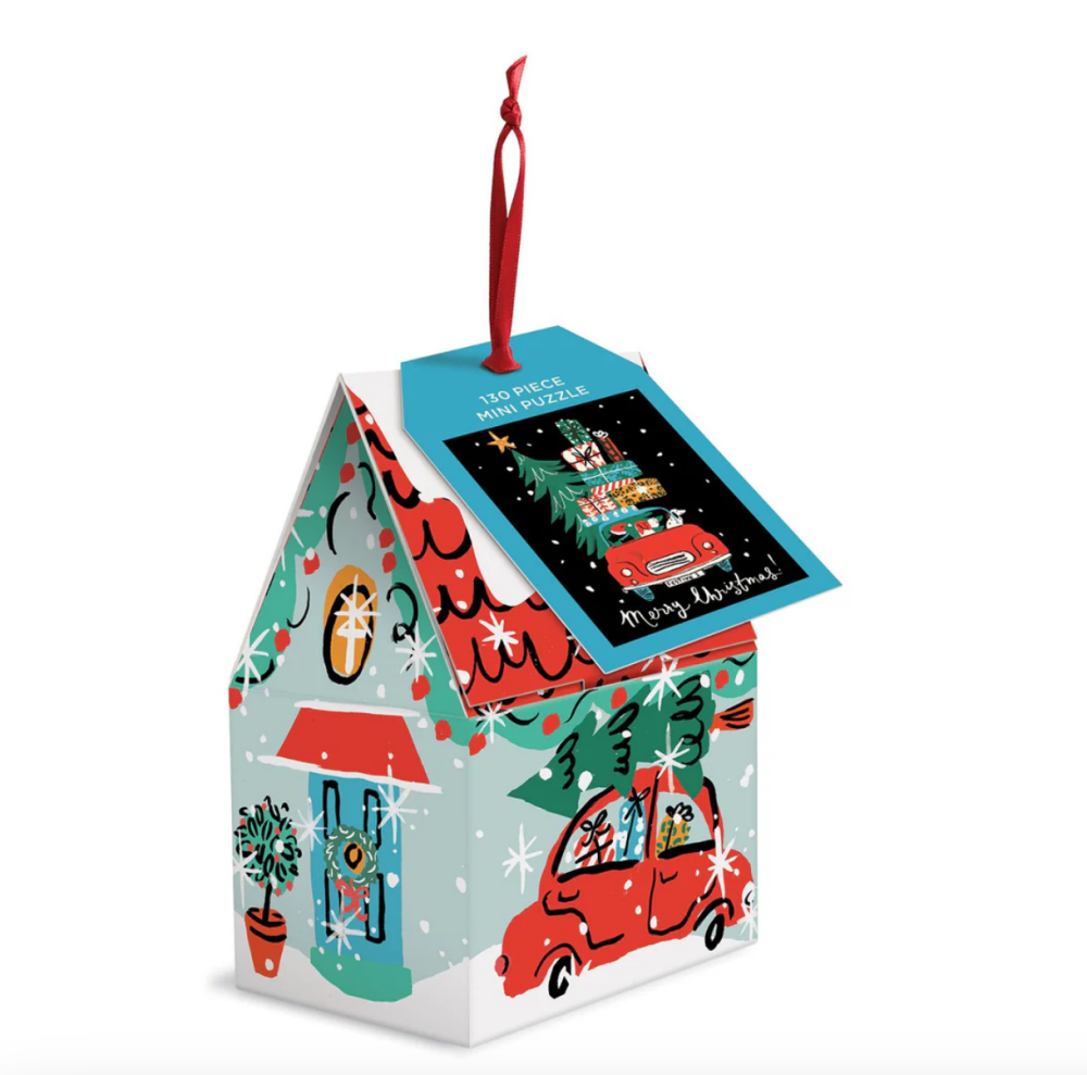Galison Car 130 Piece Jigsaw Hanging Ornament Gift