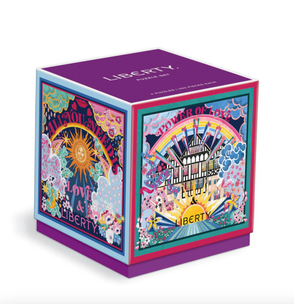 Liberty of London Power of Love Set of 4 Puzzles