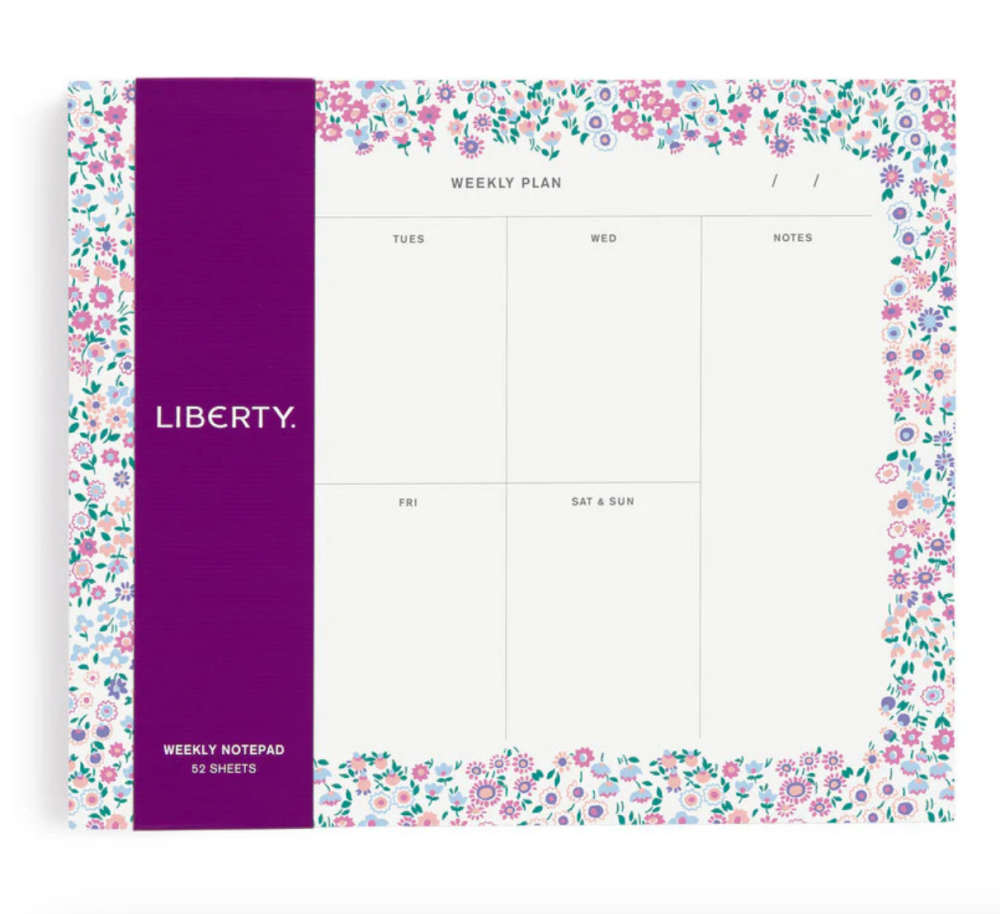 Liberty of London Weekly Notepad