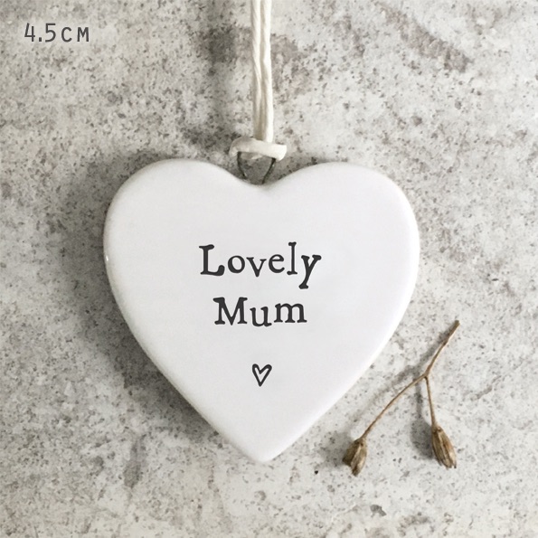 Lovely Mum Small Ceramic Heart | East of India
