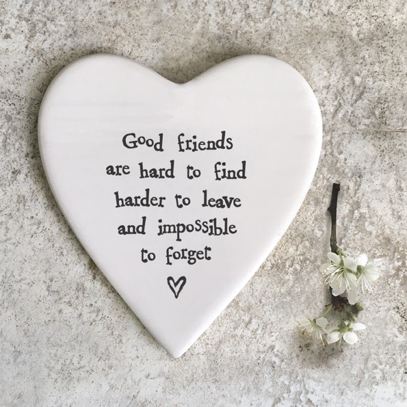Good Friends are hard to find Ceramic Coaster | East of India