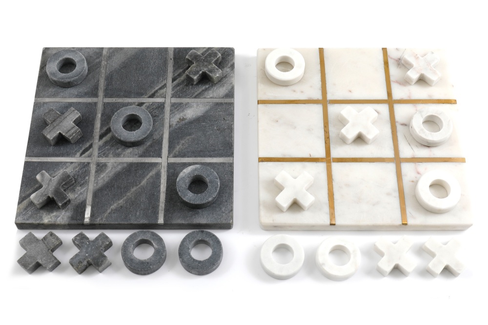 Marble Noughts & Crosses Game