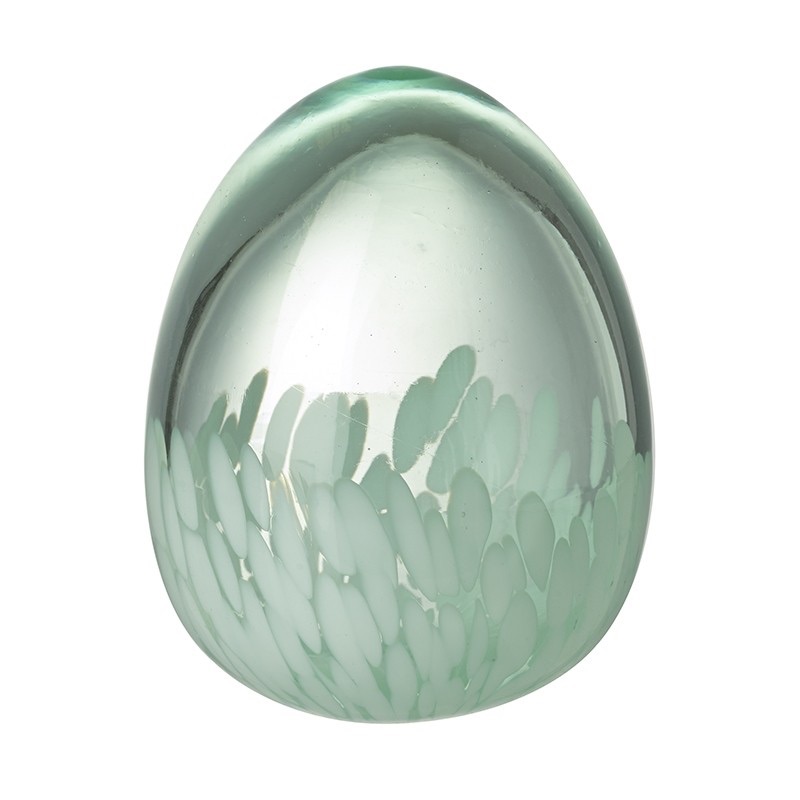Standing Glass Egg Decoration