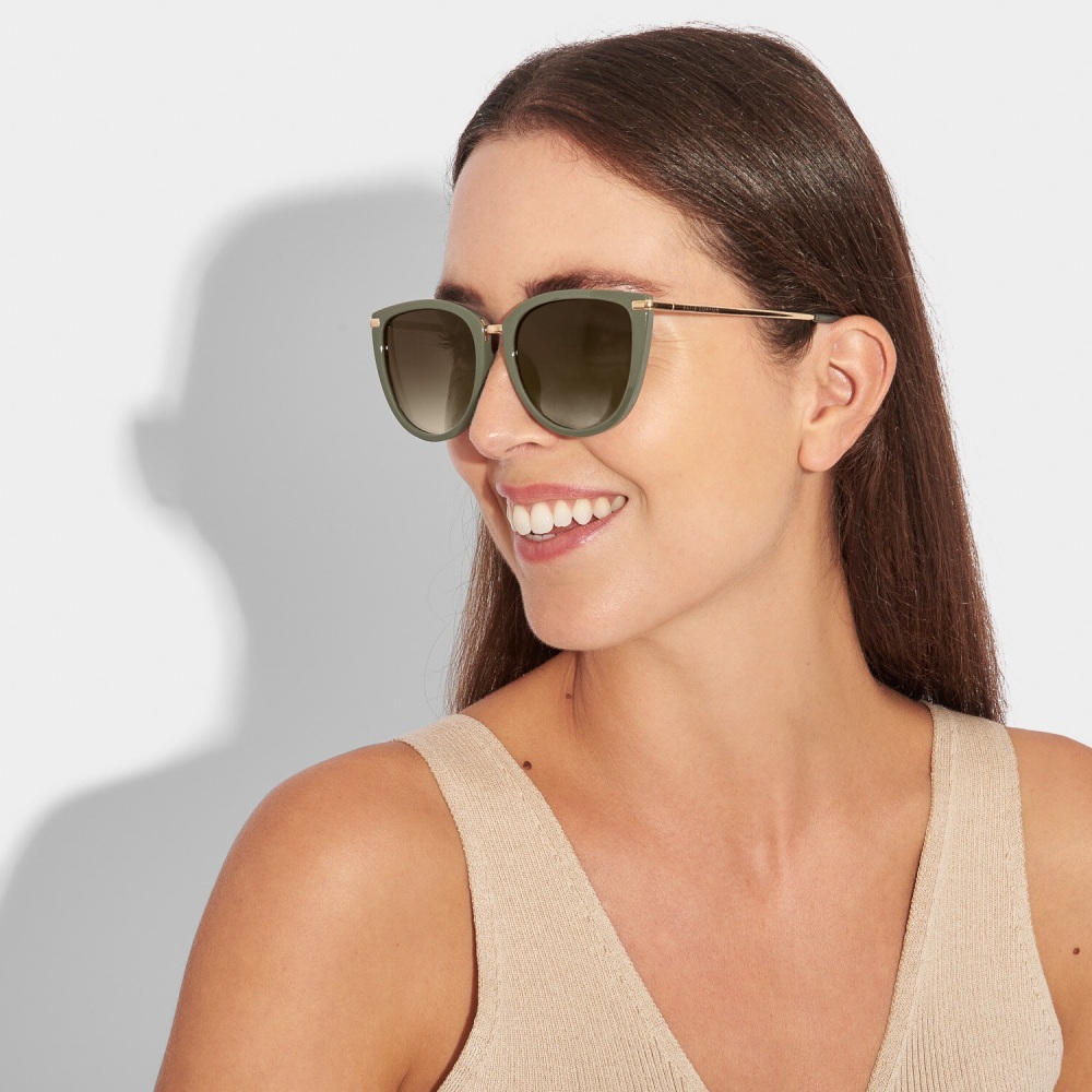 Sardinia Khaki Sunglasses - Katie Loxton