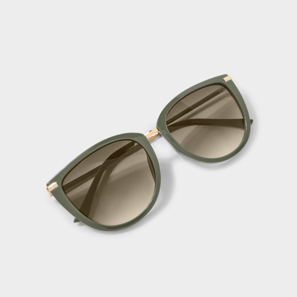 Sardinia Khaki Sunglasses - Katie Loxton