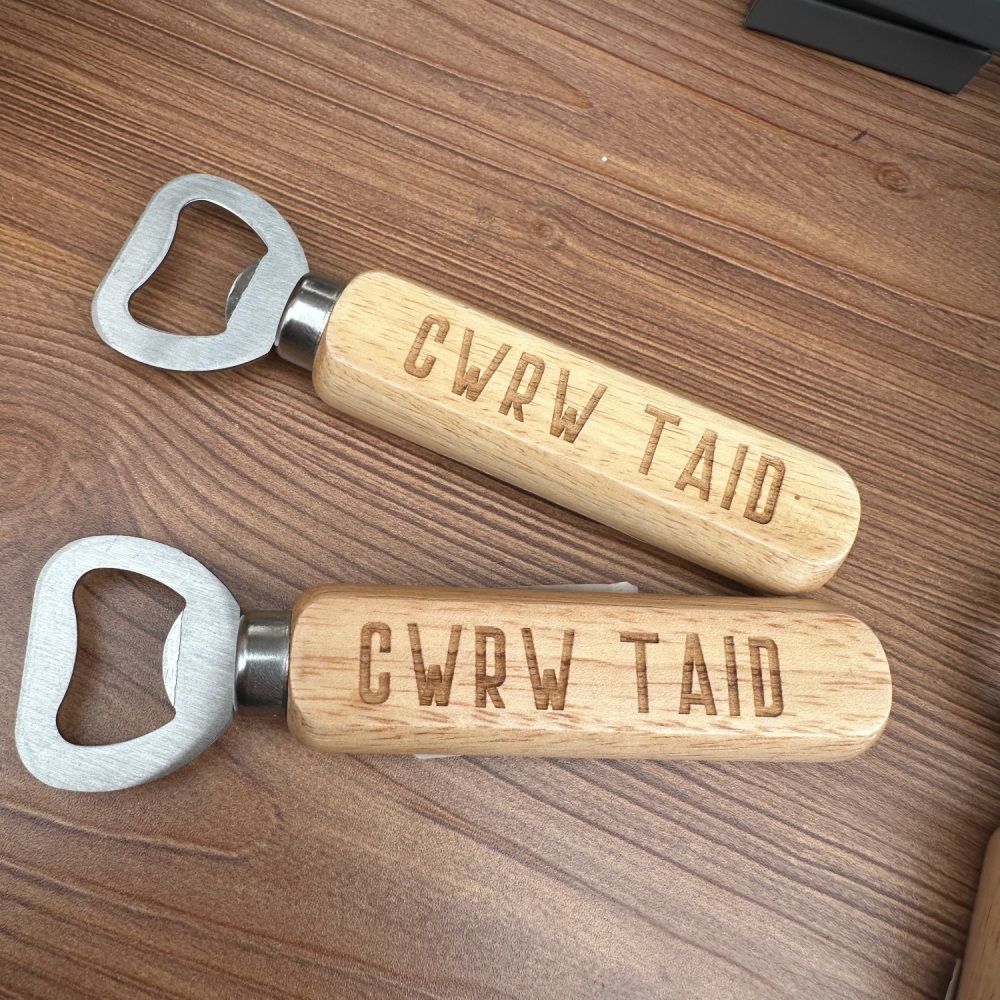Cwrw Taid Agorwr Botel | Welsh Grandad's Beer Wooden Bottle Opener