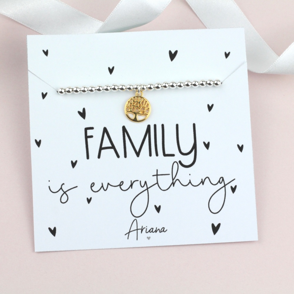 Family Tree Stretch Bracelet | Ariana Jewellery