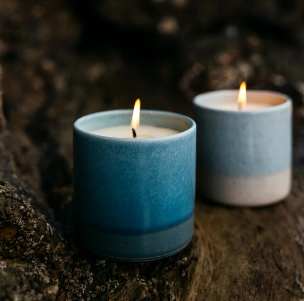Sea Salt Scented Ceramic Pot Candle | St Eval