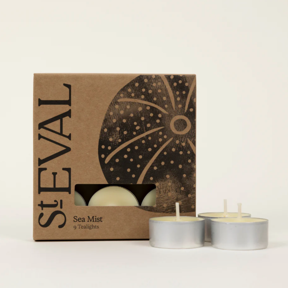 Sea Mist Tea Light Candles | St Eval