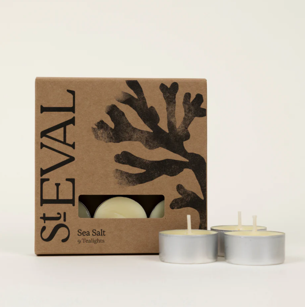 Sea Salt Tea Light Candles | St Eval